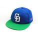  Mizuno колпак бейсбол Chunichi Dragons 2023 липучка спортивная одежда шляпа бренд Kids для мальчика 52-56 размер голубой Mizuno