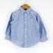  Ralph Lauren длинный рукав оскфорд рубашка кнопка down . изначальный Logo одноцветный tops baby для мальчика 90 размер голубой RALPH LAUREN