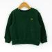  Polo * Ralph Lauren обратная сторона ворсистый длинный рукав футболка хлопок tops *95 соответствует baby для мальчика 2T размер зеленый POLO RALPH LAUREN