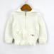  Ralph Lauren длинный рукав вязаный Parker Zip жакет хлопок внешний baby для девочки 24M 90/52 размер белый RALPH LAUREN