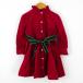  Ralph Lauren длинный рукав One-piece вельвет талия лента внутренний брюки имеется baby для девочки 90/52 размер красный RALPH LAUREN