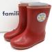  Familia резиновые сапоги влагостойкая обувь сапоги бренд обувь красный Kids для девочки 15 размер красный Familiar