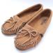  Minnetonka мокасины замша бренд обувь обувь женский 7 размер Camel Minnetonka