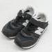  New balance спортивные туфли YV373KB2 текстильная застёжка обувь обувь Kids для мальчика 17.5 размер черный NEW BALANCE