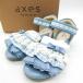  axes femme проверка используя оборка сандалии не использовался TL622X03K0 обувь обувь Kids для девочки L размер голубой axes femme