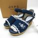  axes femme морской вышивка Denim Wedge сандалии не использовался TL622X04K0 обувь Kids для девочки XL размер индиго axes femme