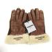  Renoma перчатки не использовался натуральная кожа бренд сделано в Японии женский 21cm размер Brown renoma