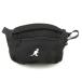  Kangol сумка "body" поясная сумка Logo вышивка уличный сумка бренд женский мужской черный KANGOL