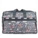  Le Sportsac сумка "Boston bag" дорожная сумка Logo общий рисунок сумка портфель бренд женский черный LeSportsac