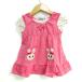  Miki House One-piece tops короткий рукав животное рисунок сделано в Японии baby для девочки 90 размер розовый MIKIHOUSE