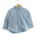  Ralph Lauren рубашка с длинным рукавом tops Denim кнопка down baby для мальчика 24M размер бледно-голубой RALPH LAUREN