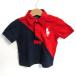  Polo bai Ralph Lauren рубашка-поло tops короткий рукав bai цвет baby для мальчика 12M размер темно-синий × красный Polo by Ralph Lauren