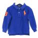 Polo Ralph Lauren рубашка-поло tops длинный рукав большой po колено Logo baby для мальчика 24M размер голубой POLO RALPH LAUREN