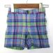  Ralph Lauren шорты низ в клетку baby для мальчика 24M размер синий × зеленый RALPH LAUREN