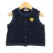  Miki House лучший жакет внешний передний кнопка сделано в Японии baby для мальчика 90 размер темно-синий MIKIHOUSE