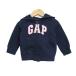  baby Gap Parker tops Zip выше тренировочный обратная сторона ворсистый Logo baby для мальчика 70 размер темно-синий baby GAP