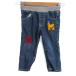  Miki House ORIGINALpchi- Denim брюки Logo низ девочка baby для мальчика 80 размер голубой MIKIHOUSE