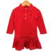  Ralph Lauren Polo One-piece tops длинный рукав юбка в складку baby для девочки 12M размер красный RALPH LAUREN