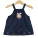  Miki House Denim One-piece сарафан хлопок tops сделано в Японии baby для девочки 80 размер индиго MIKIHOUSE