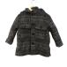  Zara котороткое пальто жакет внешний обратная сторона боа в клетку baby для мальчика 12-18month размер черный ZARA