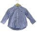  Ralph Lauren рубашка с длинным рукавом tops полоса рисунок натуральный стрейч baby для мальчика 12M размер голубой RALPH LAUREN