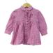  Ralph Lauren рубашка с длинным рукавом tops серебристый жевательная резинка в клетку оборка baby для девочки 12M80/48 размер розовый RALPH LAUREN