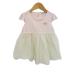  Tocca вязаный One-piece tops короткий рукав flair сделано в Японии baby для девочки 90 размер розовый TOCCA
