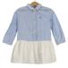  Tommy Hilfiger туника рубашка tops длинный рукав полоса рисунок baby для девочки 92 размер белый × голубой TOMMY HILFIGER