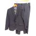 ru Schic костюм выставить шерсть 100% бренд жакет брюки верх и низ в комплекте мужской A4 размер серый Le Chic