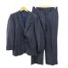chou большой костюм выставить верх и низ в комплекте полоса рисунок шерсть 100% мужской YA4 размер синий × белый chodai