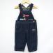  Miki House комбинезон Denim брюки не использовался товар baby для мальчика 80 размер темно-синий MIKIHOUSE
