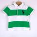  Polo bai Ralph Lauren рубашка-поло короткий рукав tops baby для мальчика 12M размер зеленый × белый Polo by Ralph Lauren