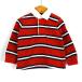  Ralph Lauren рубашка-поло длинный рукав Rugger рубашка po колено Logo tops baby для мальчика 12M размер оттенок красного RALPH LAUREN