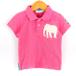 Beams Mini рубашка-поло короткий рукав хлопок tops baby для девочки 90 размер розовый серия BEAMS:mini