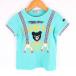  Miki House короткий рукав футболка tops животное рисунок Dub рубин сделано в Японии baby для мальчика 90 размер синий серия MIKIHOUSE