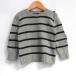  Polo bai Ralph Lauren свитер длинный рукав вязаный шерсть . baby для мальчика 24M 90/52 размер серый × темно-синий Polo by Ralph Lauren
