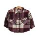  Zara рубашка с длинным рукавом tops фланель рубашка в клетку не использовался товар baby для мальчика 18-24months размер темно-красный × белый ZARA