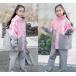 новый товар непромокаемый костюм Kids плащ верх и низ Kids плащ Kids ученик начальной школы верх и низ в комплекте непромокаемая одежда Kappa . перо водоотталкивающая отделка посещение школы велосипед детский 