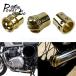  Harley muffler end chip cap brass blaster n out shovel chopper panhead Knuckle 38mm AMF BRASS