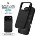�X�}�z�P�[�X iPhone 18Pro 17Pro �P�[�X �J�o�[ �n�C�u���b�h BLACK STONE Duoline MagSafe ����ɂ���PU���U�[ ���ϋv �u���b�N 9631IP6BBSTBK ���X�^�o�i�i
