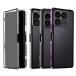 Xperia 1 VIII бампер кейс все защитный корпус алюминиевый фургон pa- прозрачный прозрачный задняя сторона половина прозрачный передний и задний (до и после) усиленный стекло симпатичный Sony Sony ek Superior 1VIII