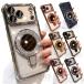 iPhone18 �N���A�P�[�X �J���������Y�ی�  �J�o�[ iPhone Air 2 18Pro/18ProMax ���b�L ���� �~���[�t�� �����O�t�� �X�^���h�@�\ �p �ی�