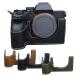 SONY α7V соответствует кейс камера кейс PU кожа половина кейс чехлы на спинки кресел защита кейс простой царапина есть предотвращение покрытие камера защита ударная абсорбция Sony α7 V
