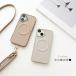 iPhone���� �X�}�z�P�[�X �J���[ ���A�P�[�X MagSafe�Ή� �V�������N���U�[ �P�[�X �X�g���b�v �X�g���b�v�z���_�[ �{�v �P�H���U�[ iPhone17 ���[���֑�������