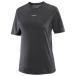  женский SHAKEOUT CORE короткий рукав футболка deep black [SALOMON| Salomon ] бег одежда -lc2425200