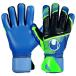  aqua soft половина negatib Pacific голубой × поток зеленый [Uhlsport| шерсть sport ] футбол футзал голкипер перчатка 10