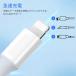iPhone �[�d �P�[�u�� USB 2�{�Z�b�g ���� �����]�� �[�d�� �f������ �}���[�d 0.3m/0.5m/1m/1.5m/2m iPhone14�܂őΉ� �֘A�摜3