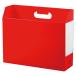 [se регулирование ] Ad one box файл A4 ширина красный AD-2651-20