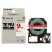 「テプラ」ＰＲＯ　ＳＲシリーズ専用テープカートリッジ [SS9R] 1巻8ｍ 白ラベル　８ｍ 本体色：白ラベル　赤文字