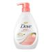 【送料無料・まとめ買い×12個セット】ユニリーバ ダヴ ボディウォッシュ ホワイトクレイ&amp;ガーデニア ポンプ 470g